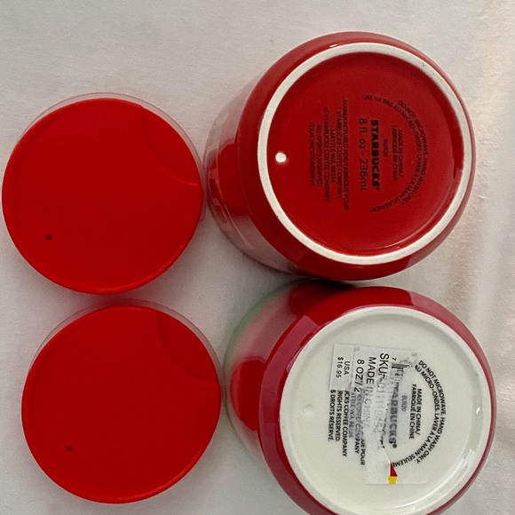 2 Starbucks Holiday Cups 2020 8oz Pearl Ombré Tumblers Christmas Candy cane - Picture 5 of 5